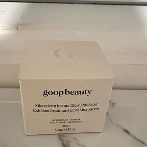 NEW- SEALED GOOP BEAUTY Microderm Instant Glow Exfoliator 1.7 fl oz/50 ml